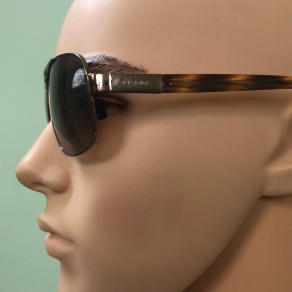 Prada Tortoise Non-RX Sunglasses 8AE-6S1 - Picture 6 of 11